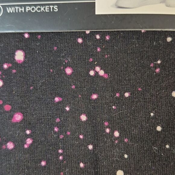 Torrid 0 Black and Bleach Pedal Pusher Leggings - New - Picture 7 of 7